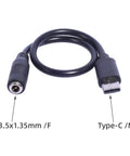 Beast Mode USB C Extension Cable For Rapid Charge Plus Steady Data Flow, featuring Type-C male to 3.5x1.35mm female connector.