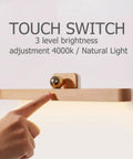 Rechargeable Vanity Light Bar With Three Level Dimmable Touch Control, Magnetic Mount LED Mirror Light For Bathroom, Hand Adjusting