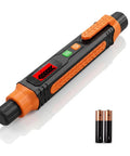Lock Down Your Space With This Straight Up Reliable Natural Gas Detector That Catches Combustible Leaks Early Using Loud Audible And Visual Alarms For Absolute Home Safety. Compact gas detector with orange grip and audio visual signals.