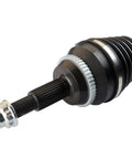 Close-up of CV Axle Assembly For 2011 To 2016 Toyota Sienna Front Left Durable Neoprene Boot Keeps Debris And Moisture Out Easy Install