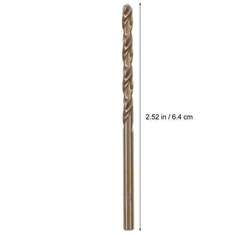 Kickass 10 Piece Cobalt Steel Drill Bits Kit For Hardened Metal High Speed Twisted Bit Set For Stainless Steel And Cast Iron Built Tough With Serious Wear Resistance To Get The Job Done Fast, 2.52 in drill bit
