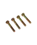 Heavy Duty Golf Cart Grab Handles Pair Fit Club Car Ezgo And Yamaha Lifted Carts Featuring Tight Round Grips Plus All The Bolts Needed For A No Fuss Setup That Makes Boarding Your Ride A Breeze, set of four golden bolts.