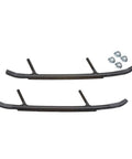 Side view of Ski-Doo BRP OEM Trail Blazer 6-inch carbide snowmobile runners with mounting hardware (pair)