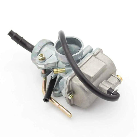 Carburetor for Chinese ATVs Go Karts Dirt Bikes 70Cc 90Cc 110Cc 125Cc with air filter and fuel line, front view