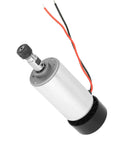 Heavy Duty 300W DC 48V CNC Spindle Motor Featuring ER11 Collet Mount and Fully Air Cooled Design with wires.