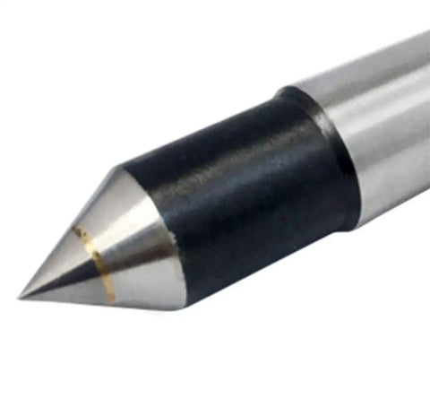 Rock Solid MT3 Morse Taper Lathe Dead Center With Precision 60 Degree Point Five Inch Length Heavy Duty Steel Build Knocks Out Metal Turning Grinding And Custom Machining Jobs