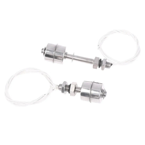 Plug And Play Float Switch Liquid Level Sensor 300mm Stainless Steel For Water Tanks And Pools Double Ball Float Sensor top view