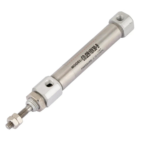 High Performance 10mm Bore Double Acting Stainless Steel Pneumatic Cylinder With 30mm Stroke For Automation And Heavy Duty Shop Floor Use