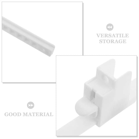 Crib Rail Lifter Kit shown with close-up on white plastic material and smooth sliding track for baby crib assembly