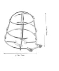 Tough As Nails 2 Pack Fire Sprinkler Head Protector Cage Heavy Duty 1/2 Inch Metal Shield, measures 3.1 inches high, 2.7 inches wide.