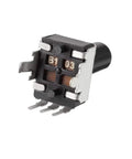 10K Ohm Carbon Film Potentiometer Single Turn Rotary Pot 6mm Knurled Shaft D Type Half Shaft 0.24 Inch 10 Pack Variable Resistor