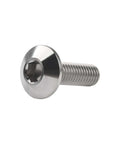 Titanium M6 Socket Head Cap Bolts Dome Head Screws 1.0 Pitch, ultra lightweight, corrosion resistant, close-up view