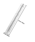 Heavy Duty Long Piano Hinges 4 Pack For Cabinet Doors Wooden Boxes Toolboxes Benches Furniture And Industrial Projects Smooth Operation Strong Steel Build DIY Friendly Upgrade
