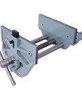 Beefy 9 Inch Woodworking Vise Heavy Duty Cast Iron Bench Vise With Quick Release Lever and Steel Main Screw Adjustable Front Stop