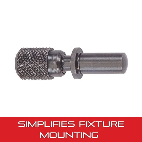 Pro Grade Indicator Attachment For Lug Backs Of AGD Indicators Fits AGD Series 81 25 655 656 And 80 Miniature Indicators Easy Mount For Precision Fixtures One Quarter Inch Outer Diameter One End Threaded Other End 657Y on white background
