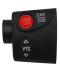 Start Stop Kill Switch Button Housing For SeaDoo GSX SPX XP RX Limited 1996 And Up Ride Ready Replacement Kit With 278000427 278000501 278001115 Start Stop Switch Button, black plastic housing with red button and VTS controls