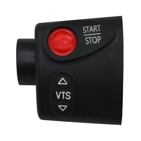 Start Stop Kill Switch Button Housing For SeaDoo GSX SPX XP RX Limited 1996 And Up Ride Ready Replacement Kit With 278000427 278000501 278001115 Start Stop Switch Button, black plastic housing with red button and VTS controls