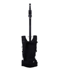 Front view of heavy duty camera support vest for 3 axis stabilizers, built for handheld video cameras and camcorders with 18KG capacity