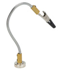 Flexible gooseneck clamp with magnetic base from Magnetic Base Soldering Station With Flexible Gooseneck Third Hand Clamp And Alligator Clips For PCB Electronics, Jewelry Making, DIY Art Projects, Precision Welding Aid.