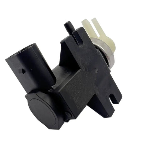 Turbo Boost Vacuum Control Solenoid Valve Replacement For VW Audi Cars, close-up view, ABS plastic, fits A3 Beetle Golf Jetta Passat