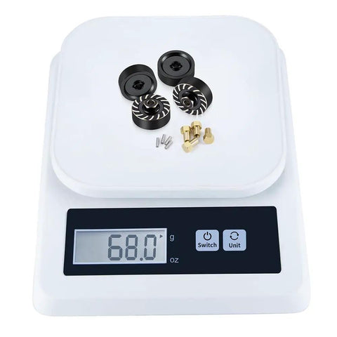 Beefy Brass RC Wheel Weights Set 68g Each 4 Piece Upgrade Kit For 1 By 18 Scale TRX4M Bronco Defender K10 F150 RC Crawlers