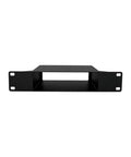 Kickstart Your Server Rig With This Solid 10 Inch Rack Mount Ssd Jbod Enclosure viewed from the front, showing black metal design.
