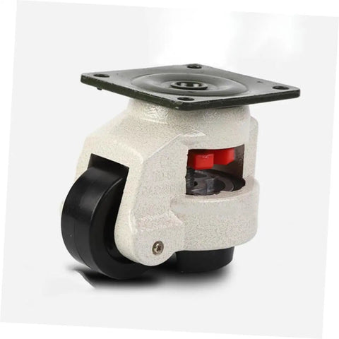 Heavy Duty Leveling Swivel Workbench Caster Set 4 Pack With Gd 80f Wheels 500 Kg Load Capacity 360 Degree Rotation Universal Plate Casters For Material Handling And Equipment, single caster