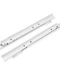 Whisper Quiet Drawer Slides 1 Pair, Ultra Smooth Glide And Noise Free Operation, 12 inch metal rails for cabinets and desks