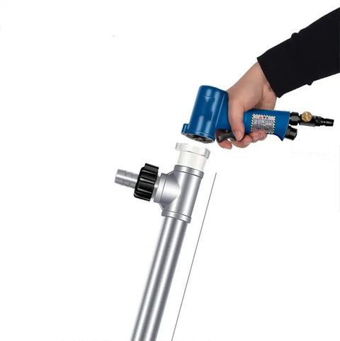 JBGYNU Pneumatic Drum Pump For Oil Transfer Stainless Steel Chemical Handling Large Flow 50-80L Per Minute Diesel Gasoline Corrosive liquids Quick And Easy Operation Reliable Performance