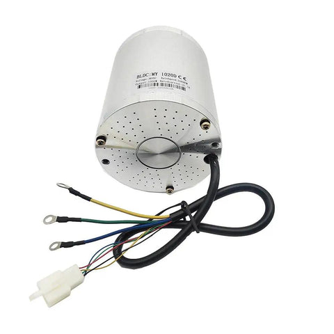 36V 1000W Brushless Electric Scooter Motor for DIY E-Bike and Mini Bike, Beefy Aluminum Body, Full Copper Coil, Heat Resistant and Air Cooled, Low Noise Mid Drive Kit for Go Karts, E-Trikes, and More
