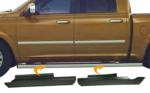 Trail Armor Rocker Panel Cover for Dodge Ram 1500 Classic Crew Cab 2009 to 2018 Ram 2500 3500, shown off-vehicle
