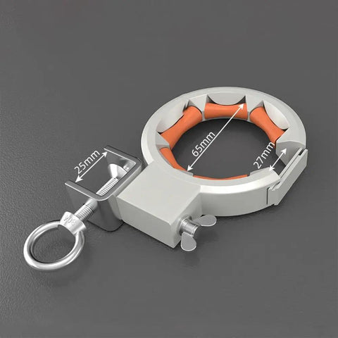 Cable Pulling Roller With 330 Degree Adjustable Clamp Pro Grade Wire Guide For Cable Routing And Conduit Installations Rugged Stainless Steel And Nylon Construction Two Pack, 65mm opening