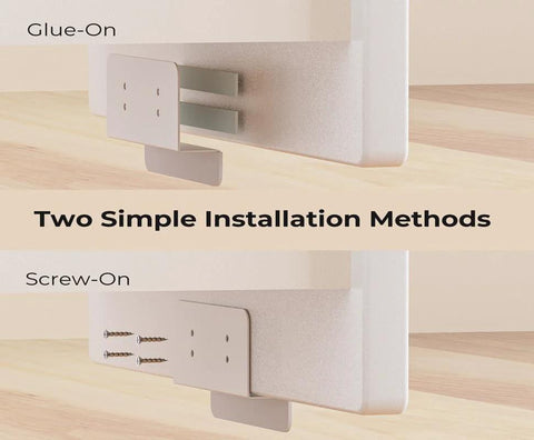 Under Cabinet Foot Pull Hands Free Trash Drawer Opener With Adhesive Strips And Screws White installation methods