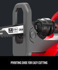 Close-up of V20 Cordless Reciprocating Saw Bare Tool With 1-Inch Stroke, 0-3,000 RPM Variable Speed Trigger, Tool-Free Blade Release