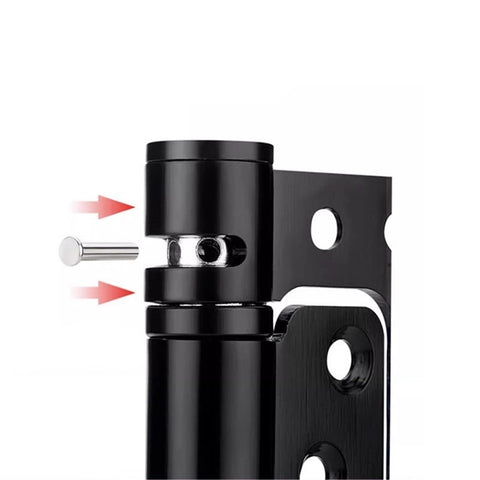 Close-up of hidden stainless steel door hinge with hydraulic buffer damping slick spring loaded cabinet door closer rust resistant
