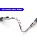 Two Pack Wire Holders For Soldering In Field Durable Adjustable Helping Hands Clamps with black caps and flexible spring design