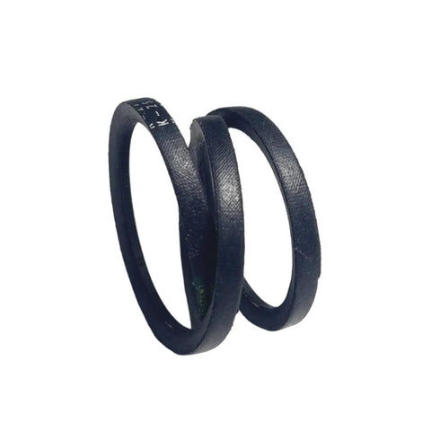 5 Pack Triangular Rubber Timing V Belts For Washing Machines And Appliances, Low Noise Operation, Durable Wear Resistant, Smooth Power Transmission, Long Lasting Performance For Washers, Refrigerators And Conveyors. Black rubber V belts