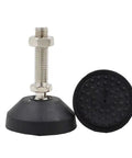 Super Stable Adjustable Leveling Feet With Swivel Base And Threaded Nylon And Steel Build For Furniture Tools Rock Solid Hold with rubber base