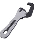 Miniature Rough Wrench Tool For Automotive And Furniture Assembly, Compact alloy steel wrench with precise grip on white background