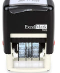 Built Tough Self Inking Date Stamp For Shipping And Expiration Tags Black Ink With Spin Bands, showing January 11, 2029.