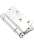 Two Pack Folding Door Hinge With Ball Bearing In Stainless Steel Single Or Double Spring Hidden Cabinet Hinge 4 Inch Size A