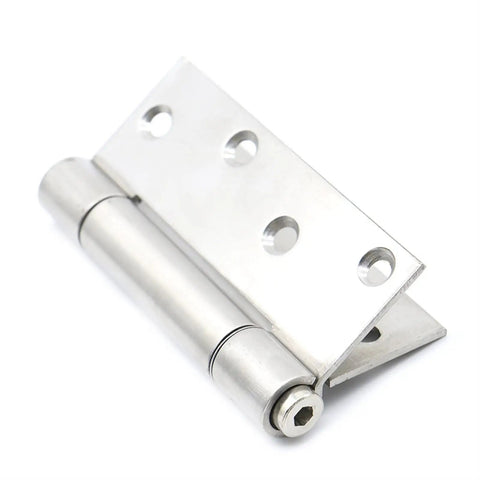 Two Pack Folding Door Hinge With Ball Bearing In Stainless Steel Single Or Double Spring Hidden Cabinet Hinge 4 Inch Size A