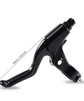 Close-up of 1 Pair Universal Aluminum Bicycle Brake Levers For Mountain Road Folding Bikes 22 Mm Clamp Diameter Lightweight Durable