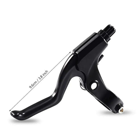 Close-up of 1 Pair Universal Aluminum Bicycle Brake Levers For Mountain Road Folding Bikes 22 Mm Clamp Diameter Lightweight Durable