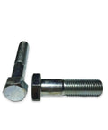 7 Inch Hex Bolt Zinc Plated Grade 5 Cap Screw With Coarse Partial Thread For Tight Fit And Beefy Durable Fastening In Building And Maintenance Projects For Construction And Home Improvement Use