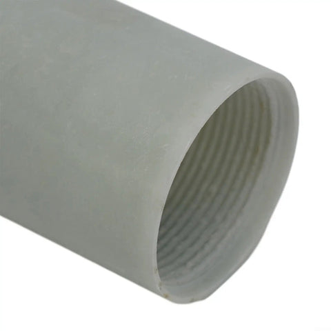 Precision Plasma Mounting Sleeve Part Number 228735, soft gray exterior, threaded opening for Hypertherm Max105 Torch fitting.