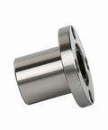 Flanged Linear Bearing Bushing LMF25UU Chrome Steel SAE 52100 with rubber sealed closure, side view