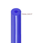 Blue Vacuum Silicone Tubing Hose For Engine High Temperature Beefy Thick Wall, 5 ft, 5/32, 1/4, 3/8 in. ID, 1/8 in. Wall Thickness