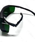 Side view of Red Light Therapy Glasses 200Nm To 2000Nm With OD 4 Plus UV Shield, lightweight frame, polycarbonate lenses.