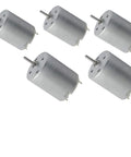 3-12V DC Micro Motors Set Of 5 1500-11000 RPM Mini Motors With Circular Shaft For RC Ships Aircraft Toys DIY Hobby Projects